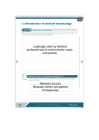 حل MEDICAL TERMINOLOGY UNIT 1.pdf